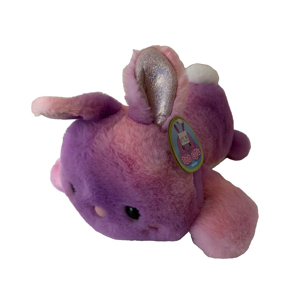 Aurora World Too Cute Bunny Rabbit Plush Stuffed Animal Purple 9" NWT